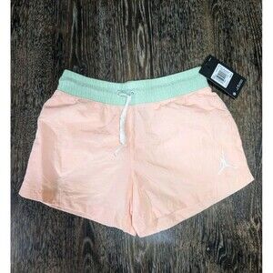 Air Jordan Girls Washed Coral Shorts Size Medium NWT